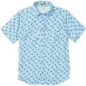 ExOfficio Men’s Estacado SS Shirt – Large – Aleutian Pep Fish