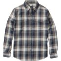 ExOfficio Men’s Stonefly Midweight Flannel LS Shirt – Medium – Stormy Weather