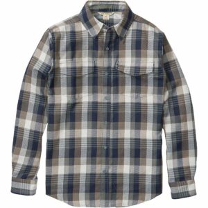 ExOfficio Men's Stonefly Midweight Flannel LS Shirt - Medium - Stormy Weather