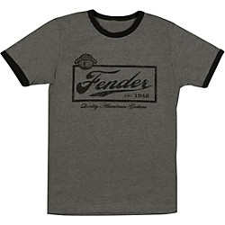 Fender Beer Label Mens T-Shirt Small Black