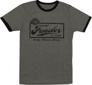 Fender Beer Label Mens T-Shirt X Large Black