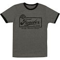 Fender Beer Label Mens T-Shirt X Large Black