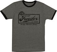 Fender Beer Label Mens T-Shirt X Large Black