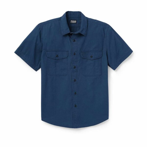 Filson Men's Field SS Shirt - Large - Blue Wing Teal