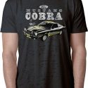 Ford 1974 Cobra Profile Mens Burnout Shirt