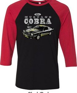 Ford 1974 Cobra Profile Mens Raglan Shirt