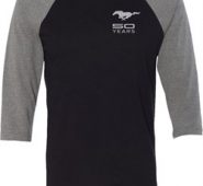 Ford 50 Years Pocket Print Mens Raglan Shirt