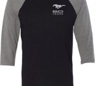 Ford 50 Years Pocket Print Mens Raglan Shirt
