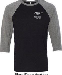 Ford 50 Years Pocket Print Mens Raglan Shirt