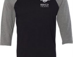 Ford 50 Years Pocket Print Mens Raglan Shirt