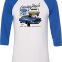 Ford American Muscle 1967 Mustang Mens Raglan Shirt