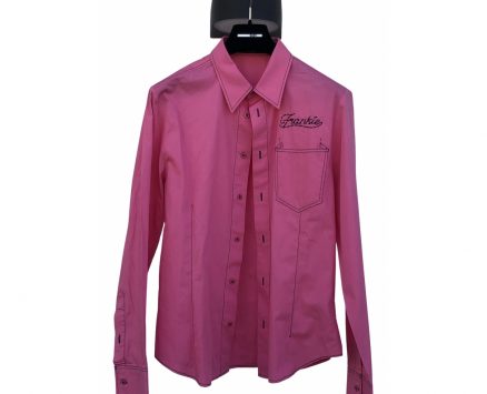 Frankie Morello pink Cotton Shirts
