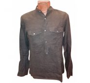 Gianfranco Ferré black Linen Shirts
