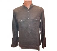 Gianfranco Ferré black Linen Shirts
