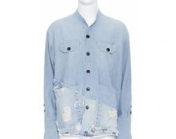 Greg Lauren blue Cotton Shirts
