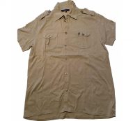 Guess khaki Cotton Shirts