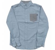 HUF blue Cotton Shirts