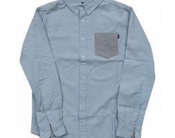 HUF blue Cotton Shirts
