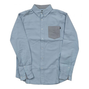 HUF blue Cotton Shirts