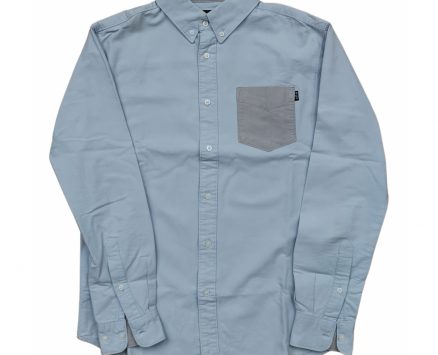 HUF blue Cotton Shirts