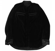Haider Ackermann black Velvet Shirts