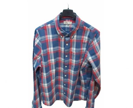 Hollister blue Cotton Shirts
