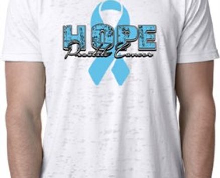 Hope Prostate Cancer Mens Burnout Shirt
