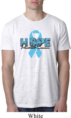 Hope Prostate Cancer Mens Burnout Shirt