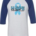 Hope Prostate Cancer Mens Raglan Shirt