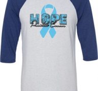 Hope Prostate Cancer Mens Raglan Shirt