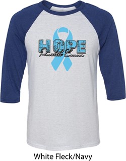 Hope Prostate Cancer Mens Raglan Shirt