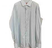 Isaia Napoli blue Cotton Shirts