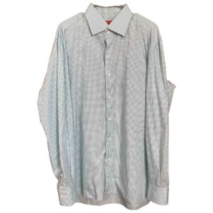 Isaia Napoli blue Cotton Shirts