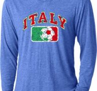 Italy Mens Hooded Shirt
