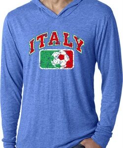 Italy Mens Hooded Shirt