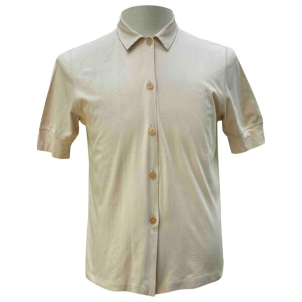 Jil Sander beige Cotton Shirts