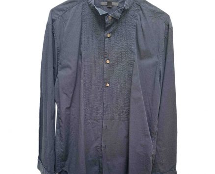 John Varvatos black Cotton Shirts