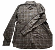 John Varvatos brown Cotton Shirts
