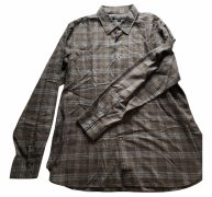 John Varvatos brown Cotton Shirts