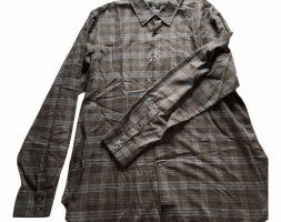 John Varvatos brown Cotton Shirts