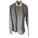 John Varvatos white Cotton Shirts