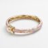 Junior Jewels Brass Pink Enamel Heart Bangle Bracelet – Kids, Girl’s