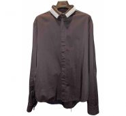 Karl Lagerfeld black Cotton Shirts