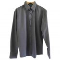 Karl Lagerfeld grey Cotton Shirts