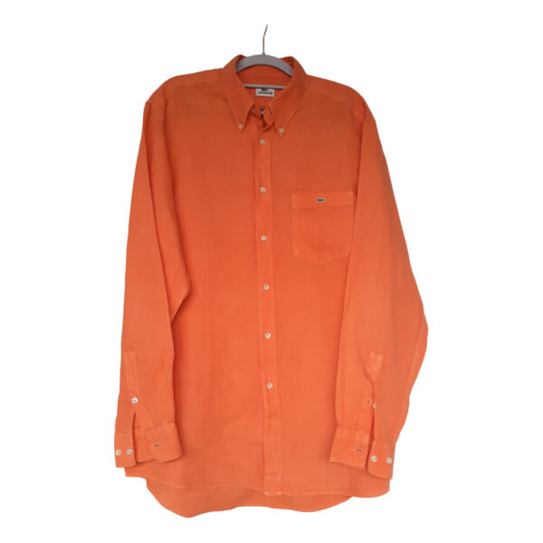 Lacoste orange Linen Shirts