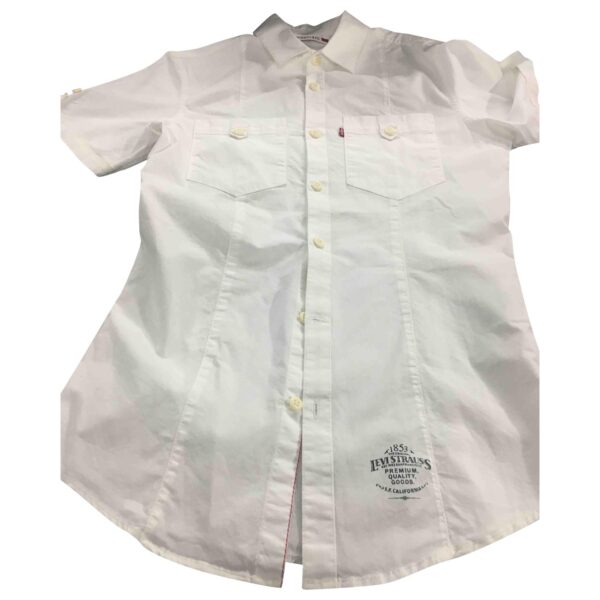 Levi's white Cotton Shirts