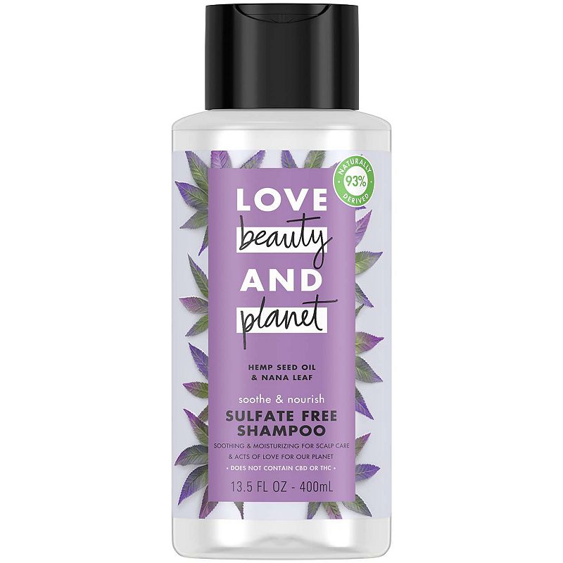 Love Beauty and Planet Hemp Seed Oil & Nana Leaf Soothe & Nourish Shampoo - 13.5oz, Size: 13.5 Oz, Multicolor