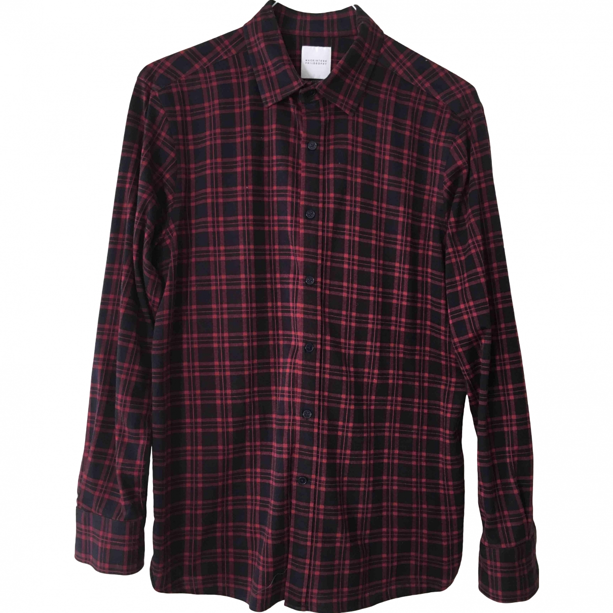 Mackintosh burgundy Cotton Shirts