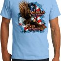 Mens Biker Shirt American By Birth Organic Tee T-Shirt