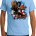 Mens Biker Shirt American By Birth Organic Tee T-Shirt